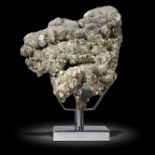 Mineral specimens: An iron pyrite group, Peru, 30cm