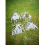 Cold frame: A smaller pair of hand lights, 45cm high by 45cm square, together with two spare tops