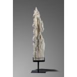 Interior design/minerals: A large stalactite on stand, overall 156cm high. Provenance: From the