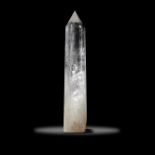 Interior design/minerals: A quartz point, Brazil, 42cm high