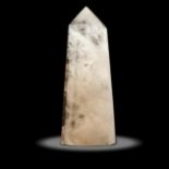 Mineral specimens: A quartz prism, Madagascar, 22cm high
