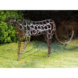Modern Sculpture: A similar cheetah