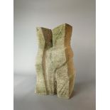 Sculpture:▲Geoffrey Harris, British 1928-2019 Crevice, 1963 Portland stone 49.5cm by 16cm by 28cm