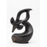 Modern Sculpture: Fungai Dodzo Ducker Springstone 345cm high by 24cm wide by 12.5cm deep Fungai