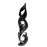 Modern Sculpture: Tendai Chipiri The Flame Springstone Signed 230cm high by 58cm wide by 45cm deep