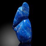 Interior Design/Minerals: A Madani quality Lapis lazuli freeform, 17cm high by 8cm wide by 4cm deep,