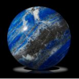 Interior Design/Minerals: A Lapis lazuli sphere, 12cm diameter, 3kg