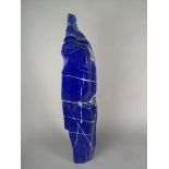 Interior Design/Minerals: A Lapis lazuli freeform, 84cm high by 20cm wide, 33.4kg