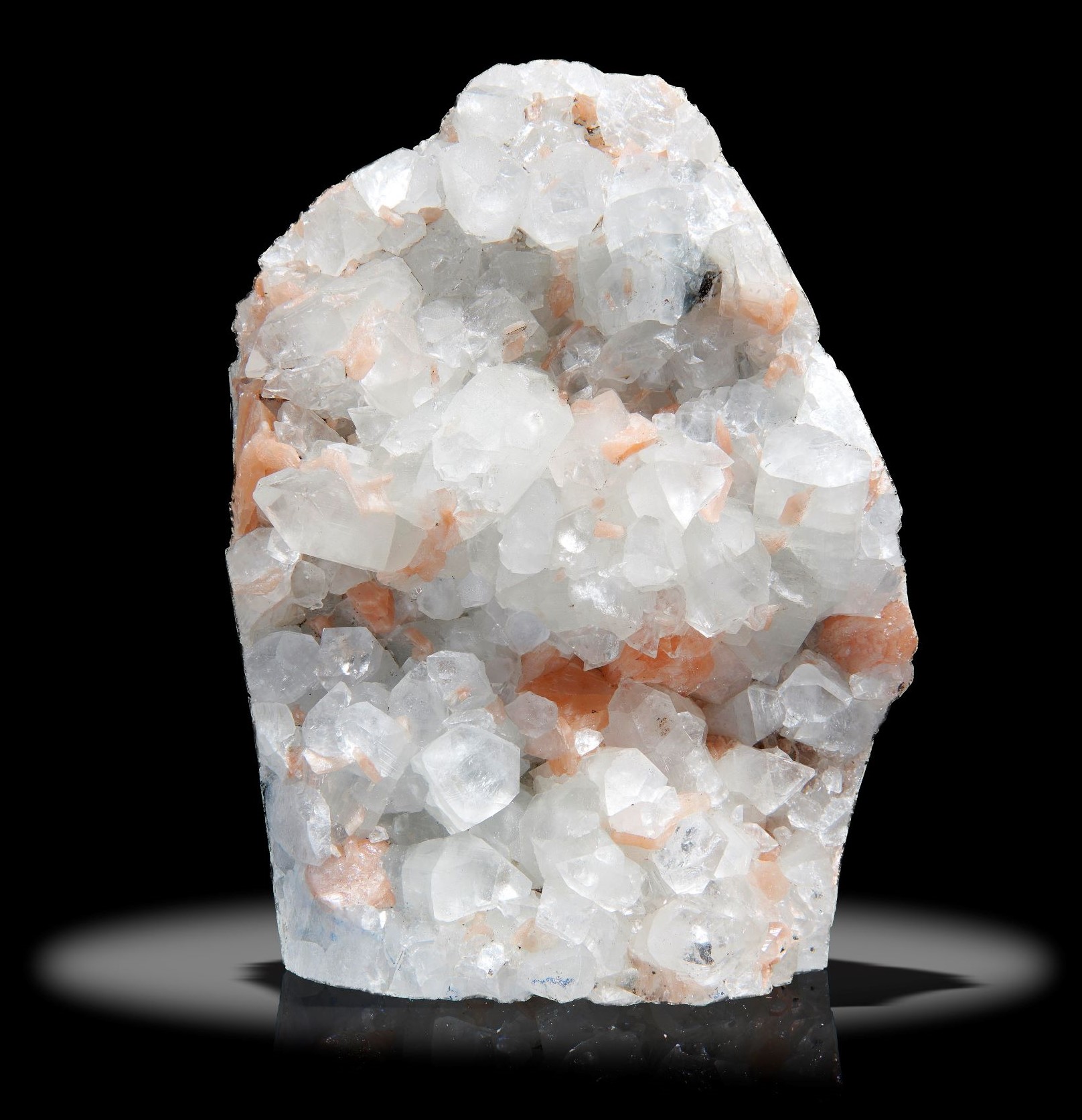 Interior Design/Minerals: A quartz and calcite freeform, 24cm high by 9cm wide, 5.6kg