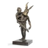 Sculpture: ▲ Antonio Lopez Reche, Morning Love, Bronze, Stamped with artists initial and 1/6, 65cm