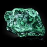 Interior Design/Ornament: A polished malachite specimen, Congo, 29cm