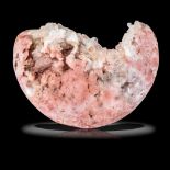 Interior Design/Ornament: A Rose amethyst half moon, Brazil, 29cm