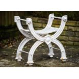 Garden Seats/Furniture: A rare Crichley, Wright & Co cast iron garden stool, late 19th century, 62cm