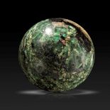 Interior Design/Ornament: An emerald sphere, Brazil, 13cm diameter, 3.4kg