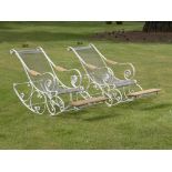 Garden seats: A similar wrought iron rocking chair