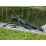 Sculpture: Patricia Peeters, Born 1964, End Dance, Bronze, Signed and numbered 73 from an edition of