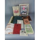 Collectibles: A collection of memorabilia relating to gardens including Taylors Royal Windsor Guide,