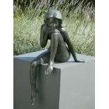 Sculpture: Anon, Eighteen, Bronze, 76cm high by 30cm wide by 47cm deep