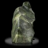 Interior Design/Ornament: A nephrite jade freeform, Pakistan, 37cm, 20kg