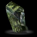 Mineral/Interior Design: A nephrite/jade freeform Afghanistan 28cm