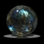 Mineral/Interior Design: A labradorite sphere Madagascar 15cm diameter