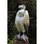 Sculpture: Colin Kellam Vulture Stoneware Unique 70cm high by 32cm wide by 31cm deep