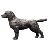 Sculpture: Jacob Edward Mufty Bark Bronze Edition 2 of 9 78cm high by 30cm wide by 110cm deep