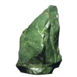 Minerals/Interior Design: A nephrite freeform68cm high, 47.5kg