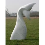 Sculpture: Frederic ChevarinBaleine blancheCarrara marbleUnique178cm high by 114cm wide by 22cm