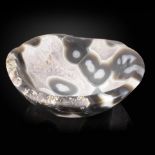 Minerals/Interior Design: An amethyst and agate bowl32cm wide, 8.5kg