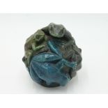 Sculpture: Ball of FrogsBronze13cm high by 14cm wide by 13cm deep