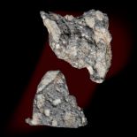 Minerals/Interior Design: Two Lunar meteoritesthe larger 30mm2.8gr