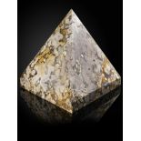 Minerals/Interior Design: A King cobra jasper pyramid23cm by 23cm, 11.4kg
