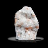 Minerals/Interior Design: A quartz and calcite freeform24cm high by 9cm wide, 5.6kg