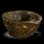 Minerals/Interior Design: A large labradorite bowlMadagascar53cm wide
