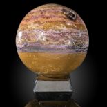 Minerals/Interior Design: An ocean jasper sphere28cm diameter, 25kg