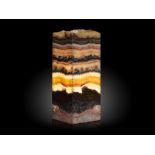 Minerals/Interior Design: A banded onyx lamp (with irregular top)Mexico 52cm