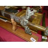 Heavyweight Oriental sword and stand