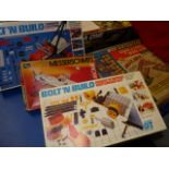 Chad valley building set and action GT & revell kits