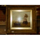 Oil on canvas of a sailing scene - signed Redmore