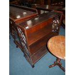 Antique mahogany shelves