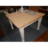 Pine farmhouse table