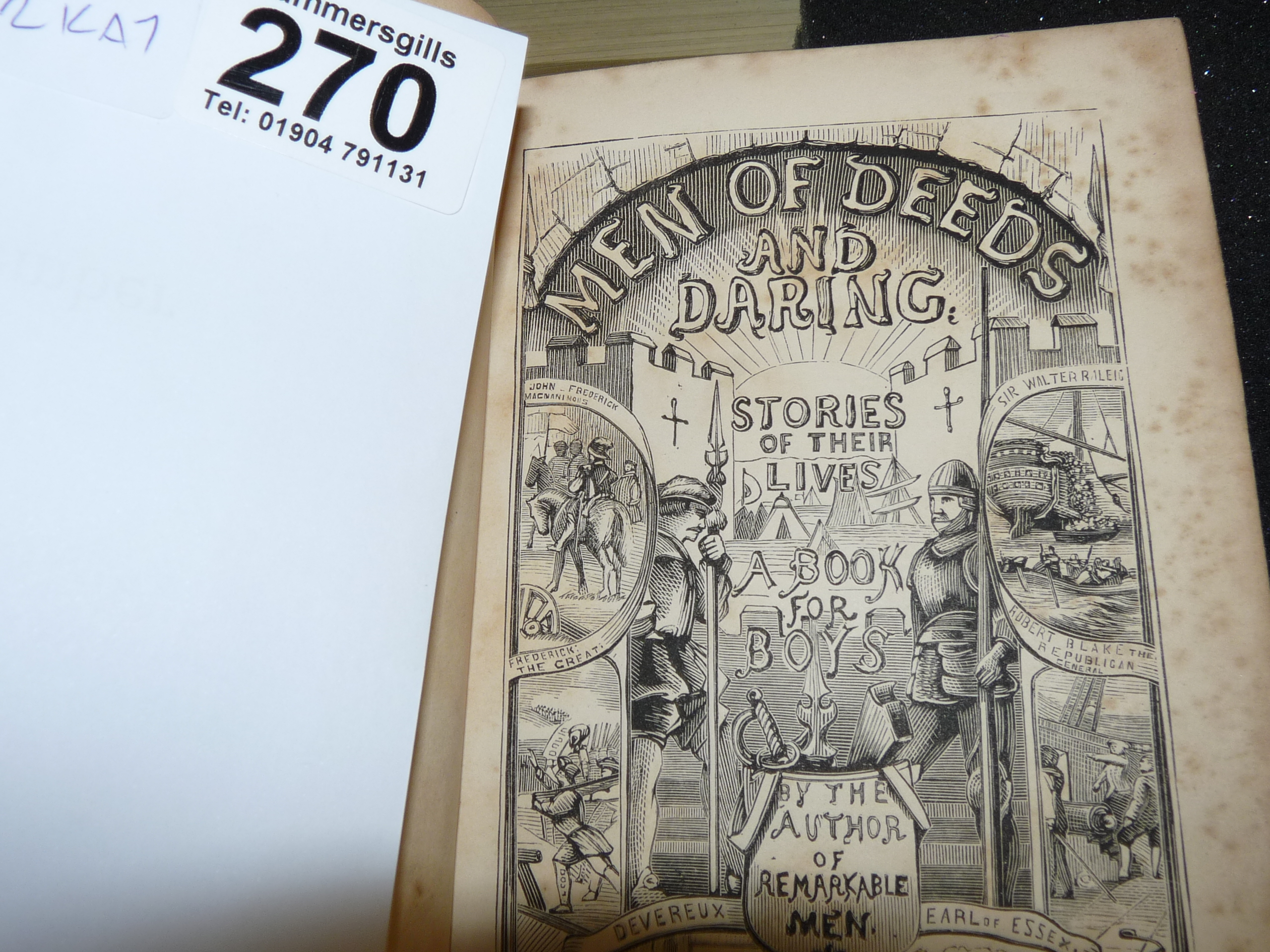 Men of Deeds and Daring by Edward Marks presented 1861