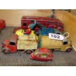 Set of six Dinky and Corgi toys incl Noddy