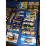 Collection of 25 corgi coaches and limited edition buses