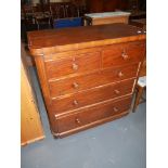 Victorian mahogany chest