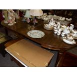 Antique mahogany dining table 2.3m