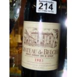 Chateau de Belcier 1983 Bordeaux wine