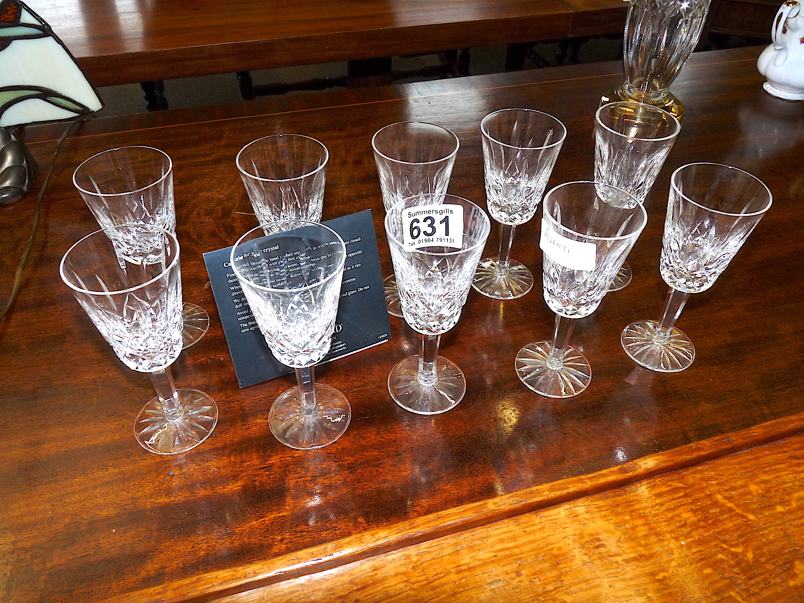 Waterford glasses x 10