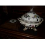 Antique tureen and barometer
